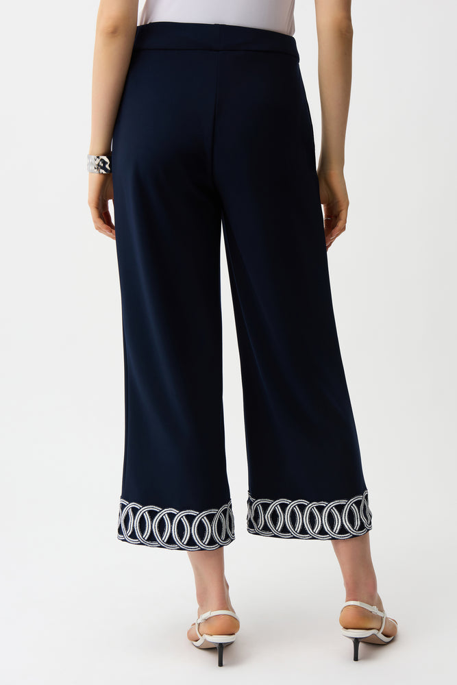 Joseph Ribkoff Spring 2026-261246-2229-Pant-Midnight Blue/Vanilla - The Coach Pyramids