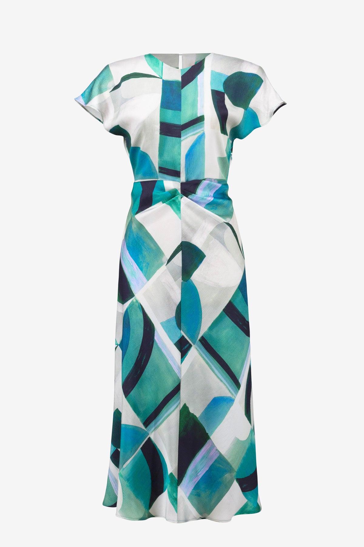 Joseph Ribkoff Spring 2006-261251-684-Dress-Green/Multi - The Coach Pyramids