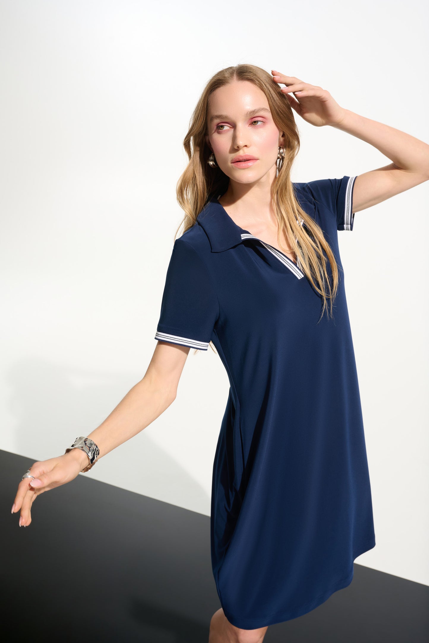 Joseph Ribkoff Spring 2026-261614-4358-Dress-Indigo - The Coach Pyramids