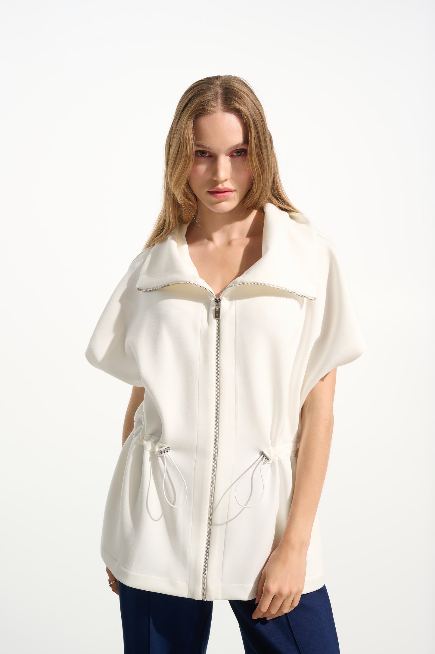 Joseph Ribkoff Spring 2026-261638-34-Jacket-Off White - The Coach Pyramids