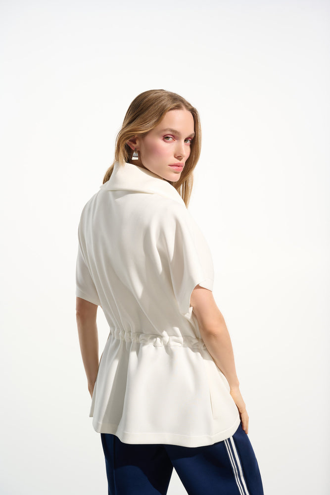 Joseph Ribkoff Spring 2026-261638-34-Jacket-Off White - The Coach Pyramids