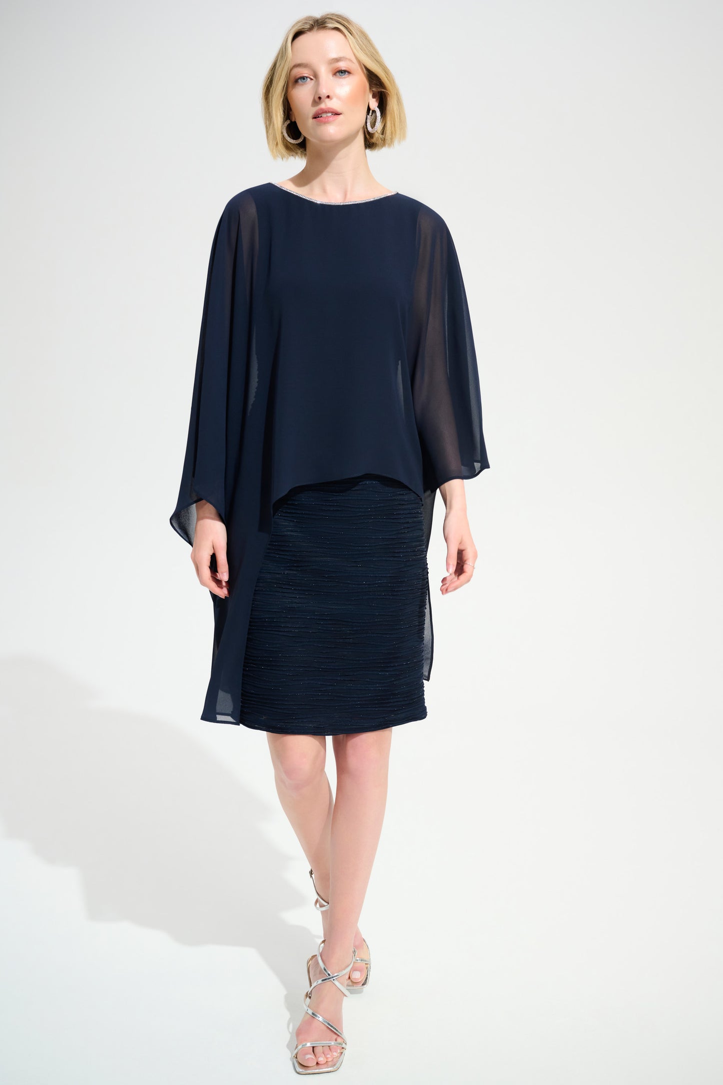 Joseph Ribkoff Spring 2026-261707-2166-Dress-Midnight Blue - The Coach Pyramids