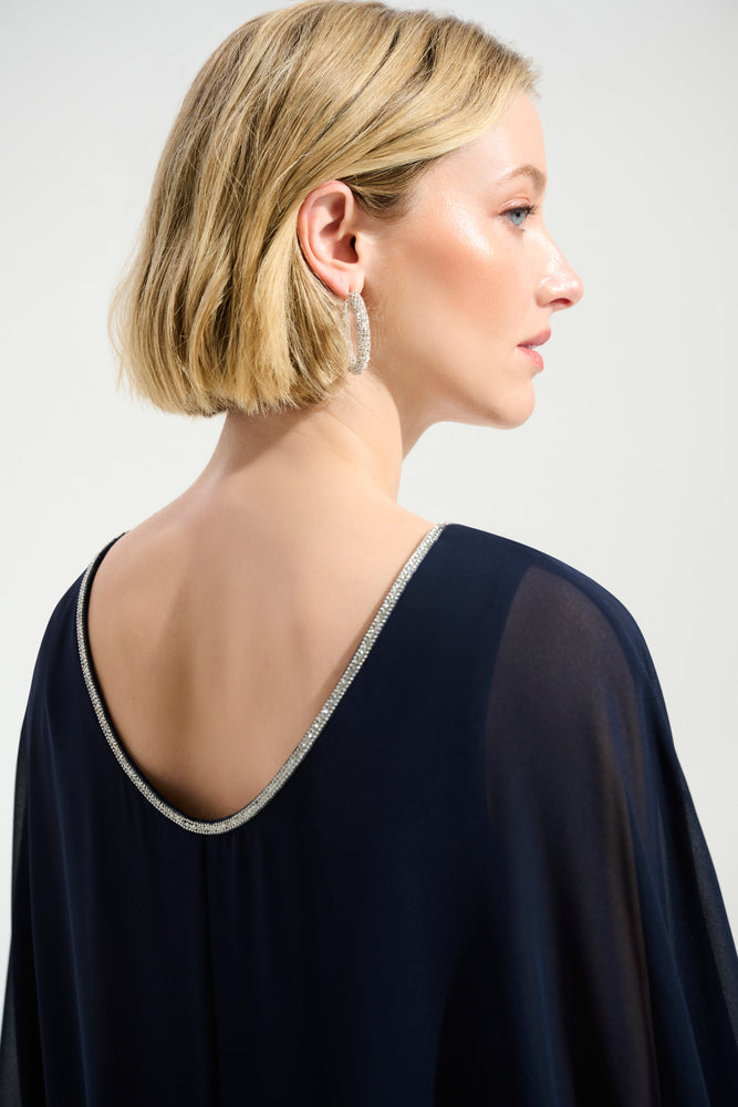 Joseph Ribkoff Spring 2026-261707-2166-Dress-Midnight Blue - The Coach Pyramids