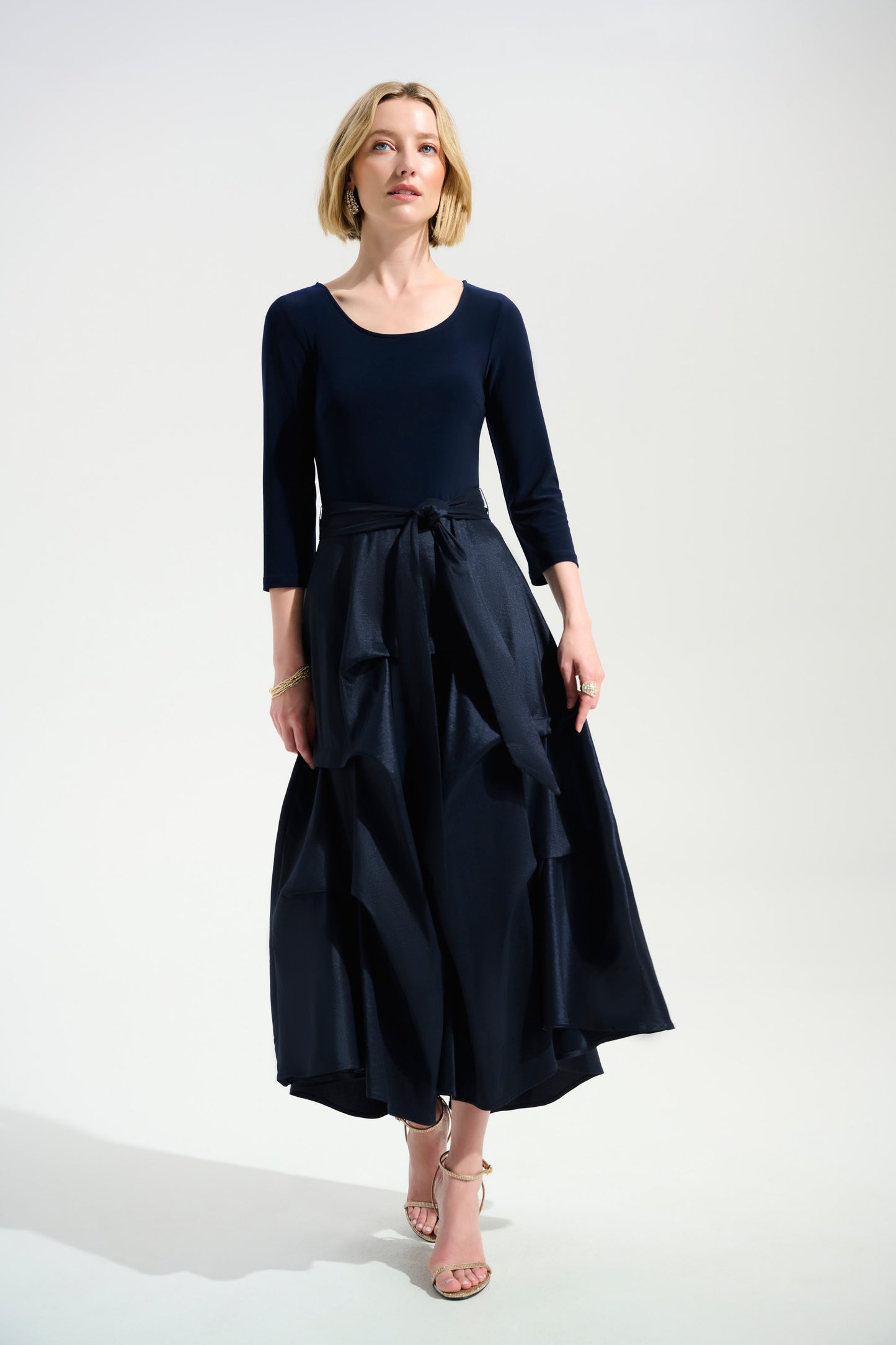Joseph Ribkoff Spring 2026-261720-2166-Dress-Midnight Blue - The Coach Pyramids