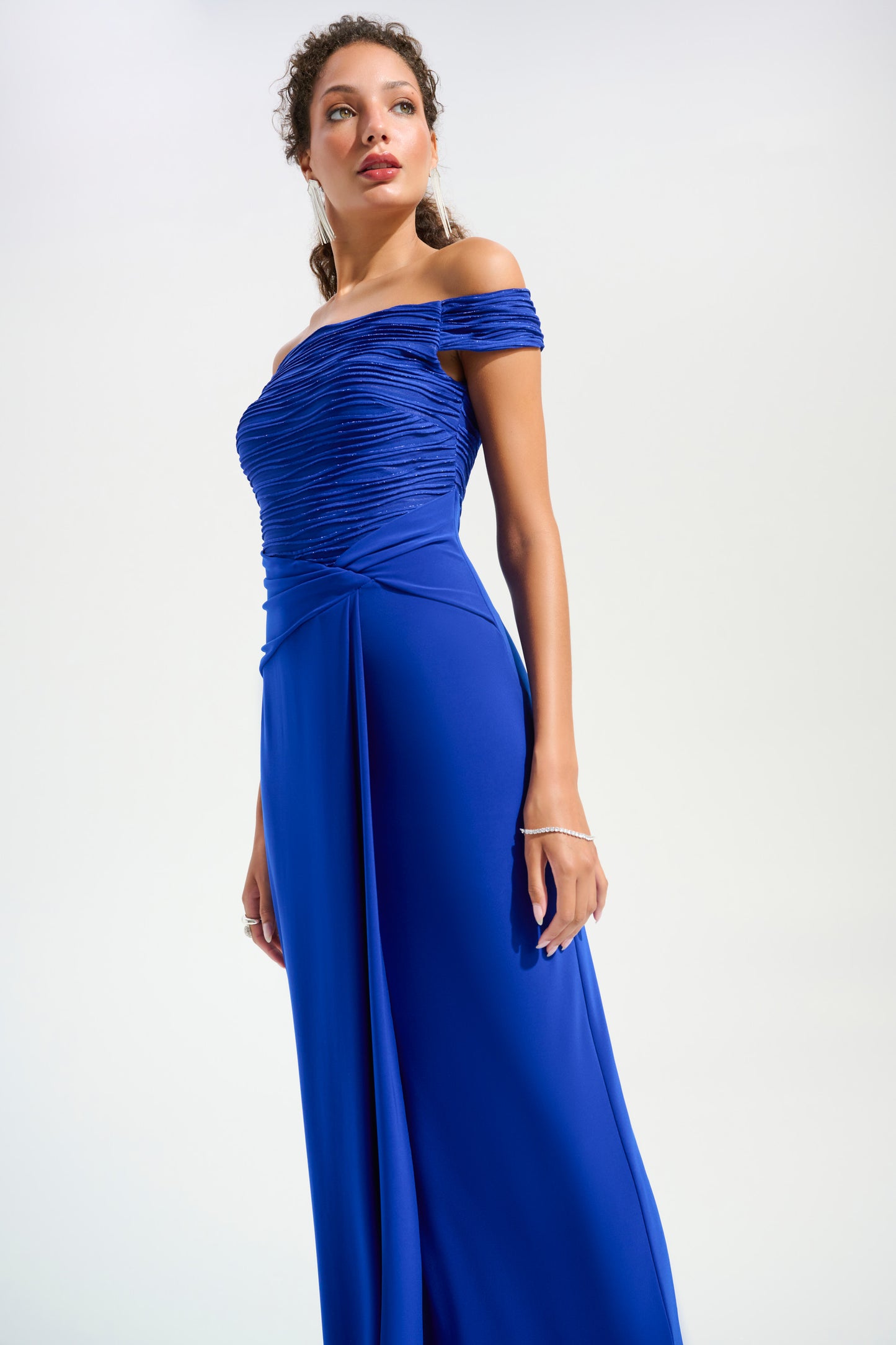 Joseph Ribkoff Spring 2026-261733-2922-Dress-Royal Sapphire - The Coach Pyramids