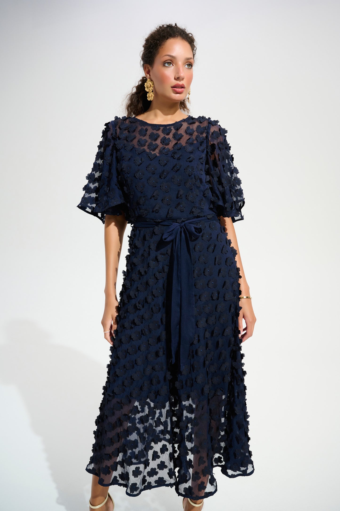 Joseph Ribkoff Spring 2026-261738-2166-Dress-Midnight Blue - The Coach Pyramids
