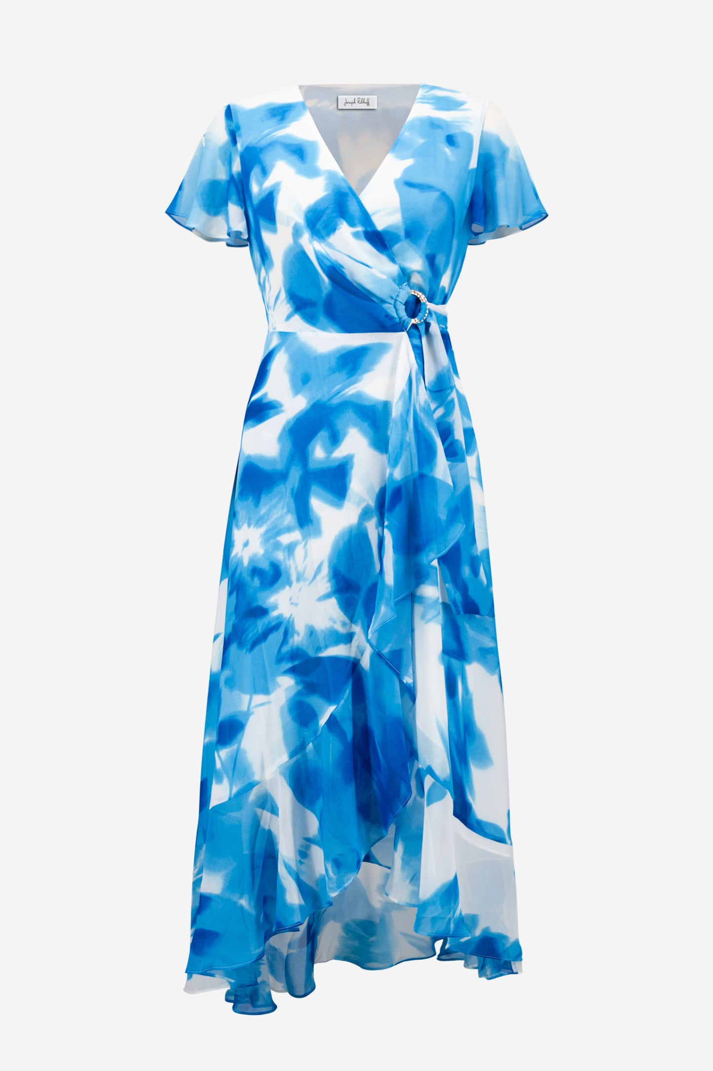 Joseph Ribkoff Spring 2026-261739-4473-Dress-Vanilla/Blue - The Coach Pyramids