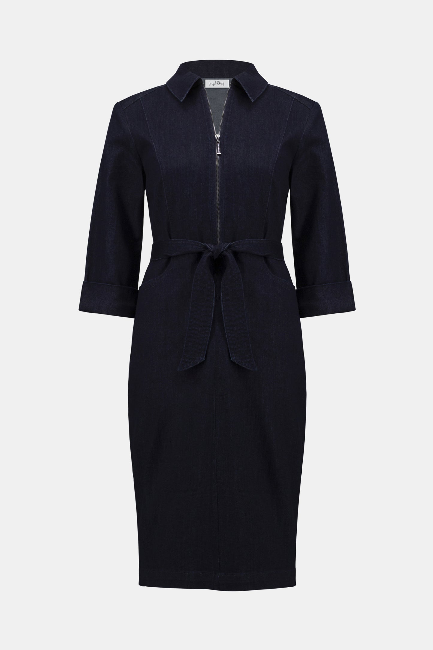 Joseph Ribkoff Spring 2026-261900-3302-Dress-Dark Denim Blue - The Coach Pyramids