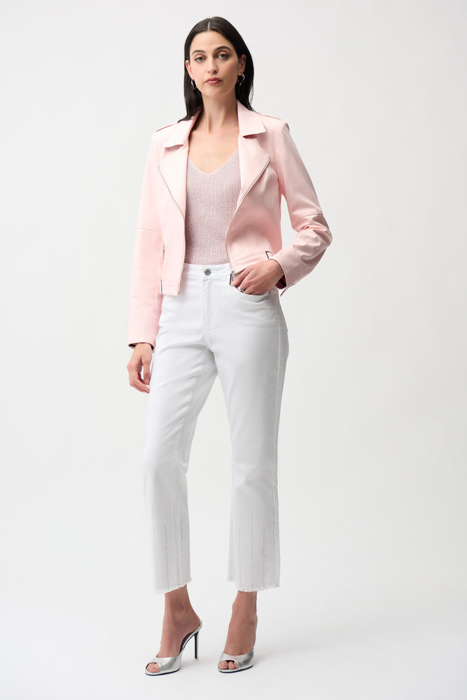 Joseph Ribkoff Spring 2026-261910-4475-Jacket-Petal Pink - The Coach Pyramids