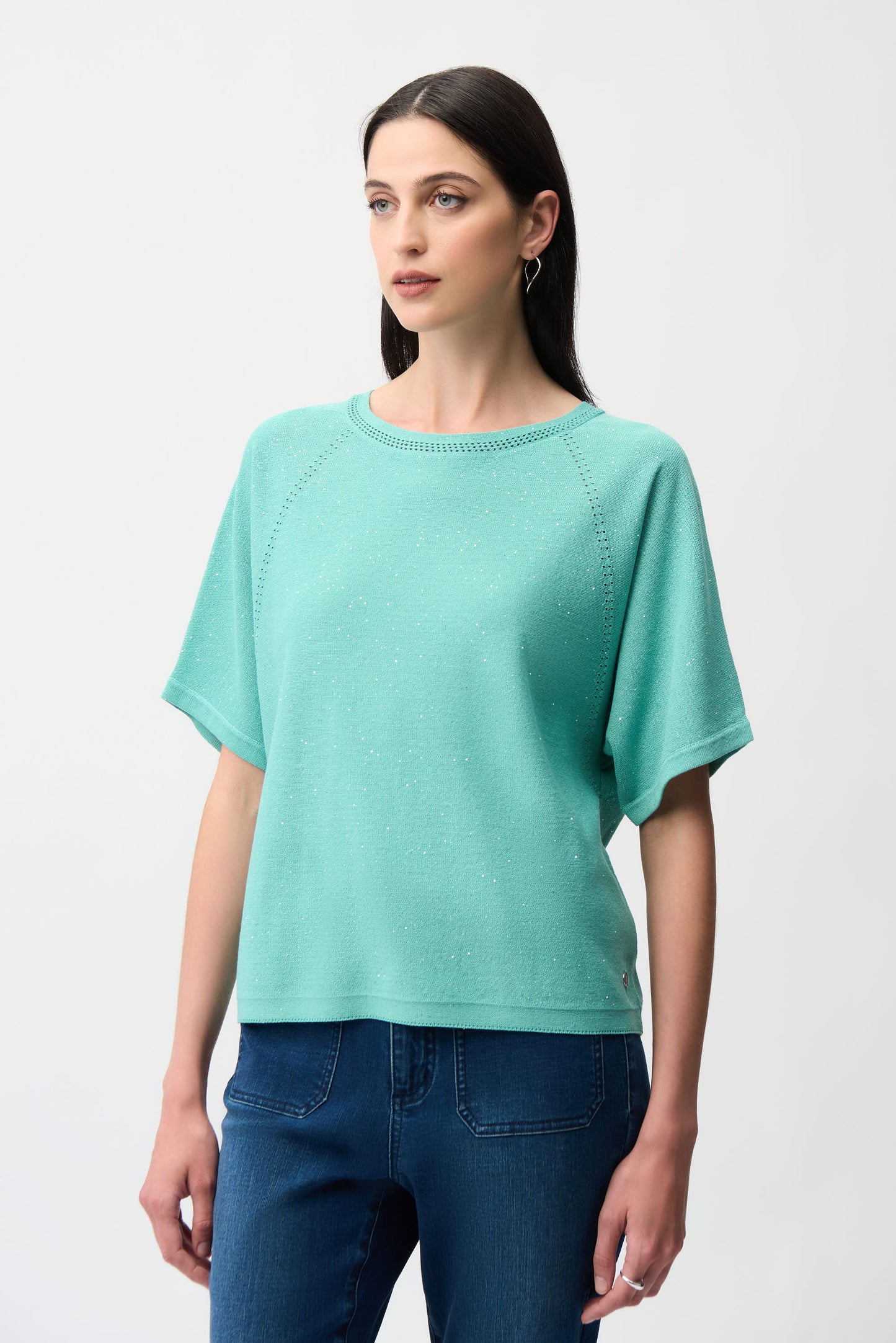 Joseph Ribkoff Spring 2006-261917-4477-Top-Seafoam - The Coach Pyramids