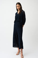 Joseph Ribkoff Spring 2026-261925-2166-Top-Midnight Blue