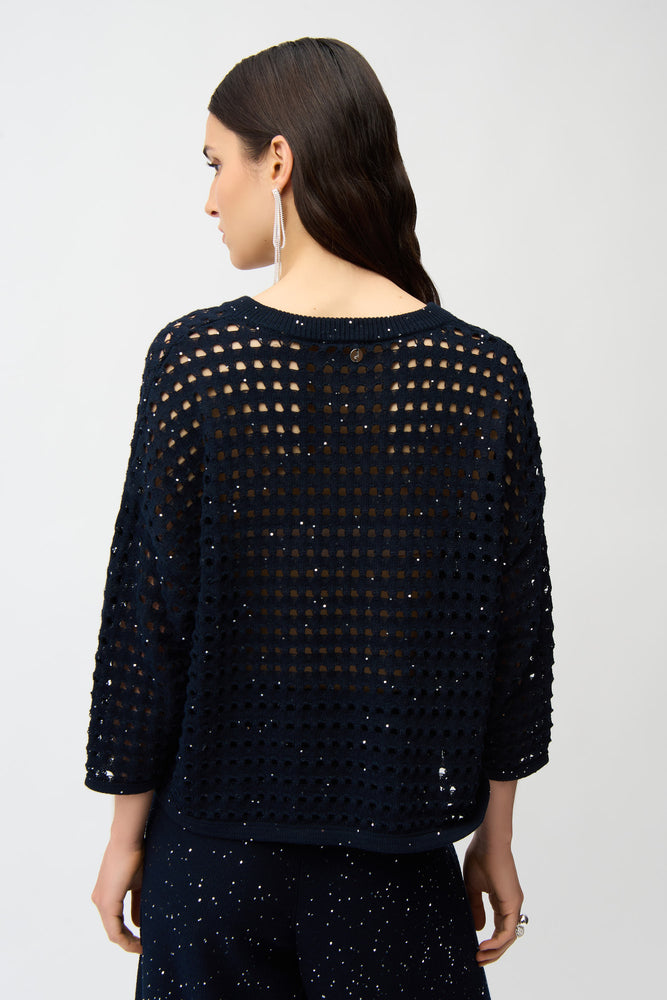 Joseph Ribkoff Spring 2026-261925-2166-Top-Midnight Blue