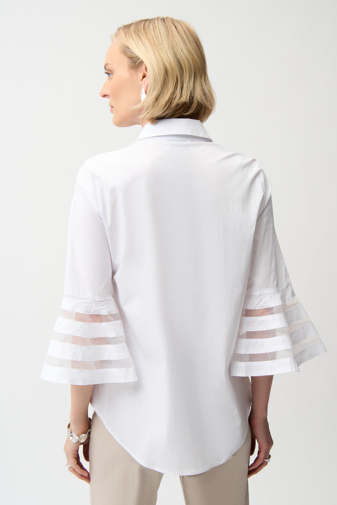 Joseph Ribkoff Spring 2006-261933-12-Blouse-White - The Coach Pyramids