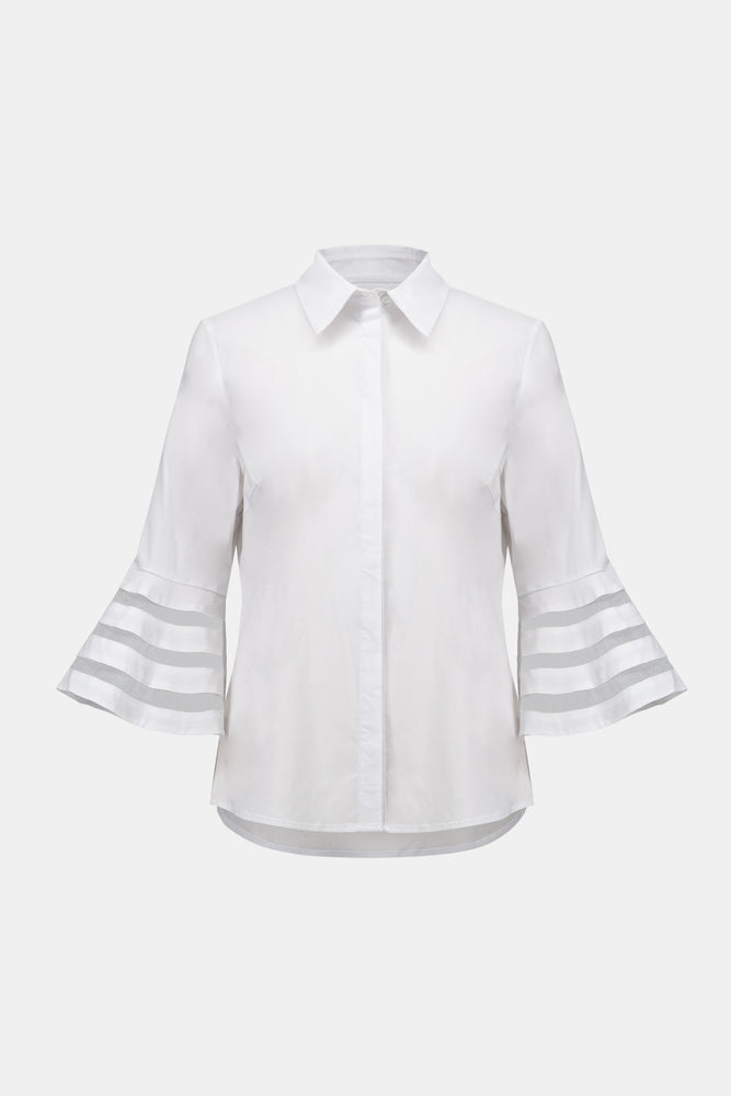 Joseph Ribkoff Spring 2006-261933-12-Blouse-White - The Coach Pyramids