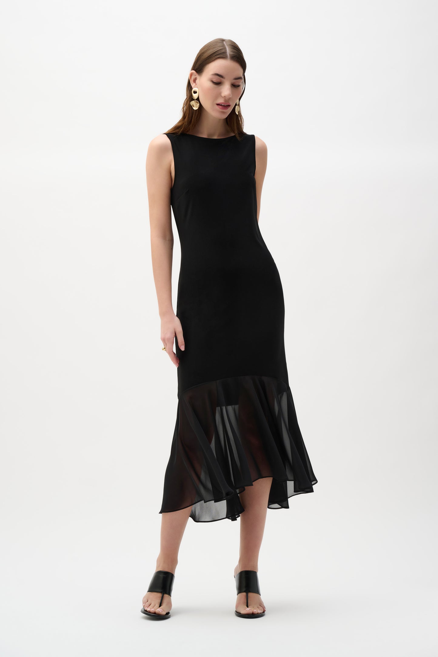Joseph Ribkoff-262035-11-Dress-Black - The Coach Pyramids