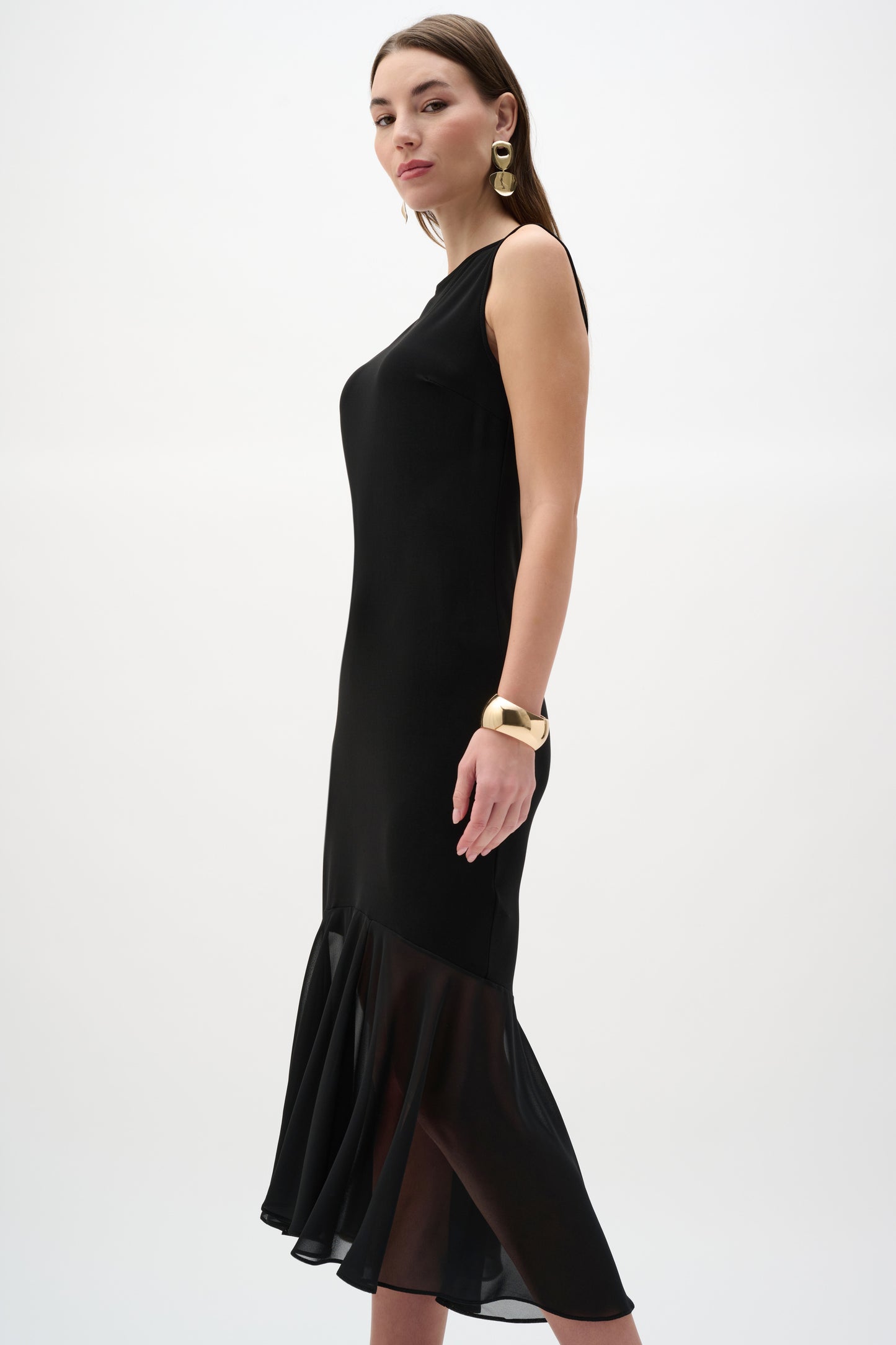 Joseph Ribkoff-262035-11-Dress-Black - The Coach Pyramids