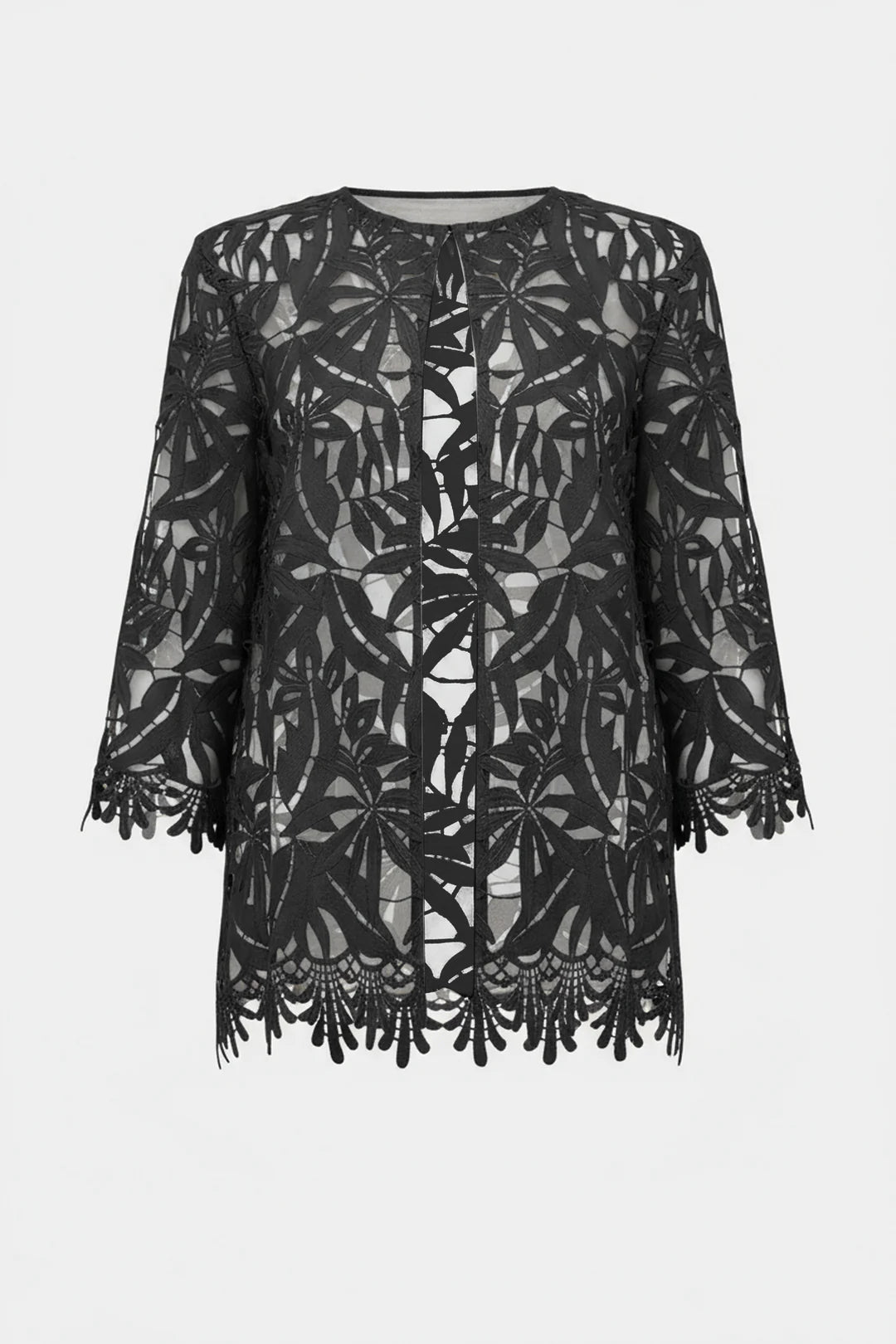 Joseph Ribkoff-262096-11-Cover Up-Black - The Coach Pyramids