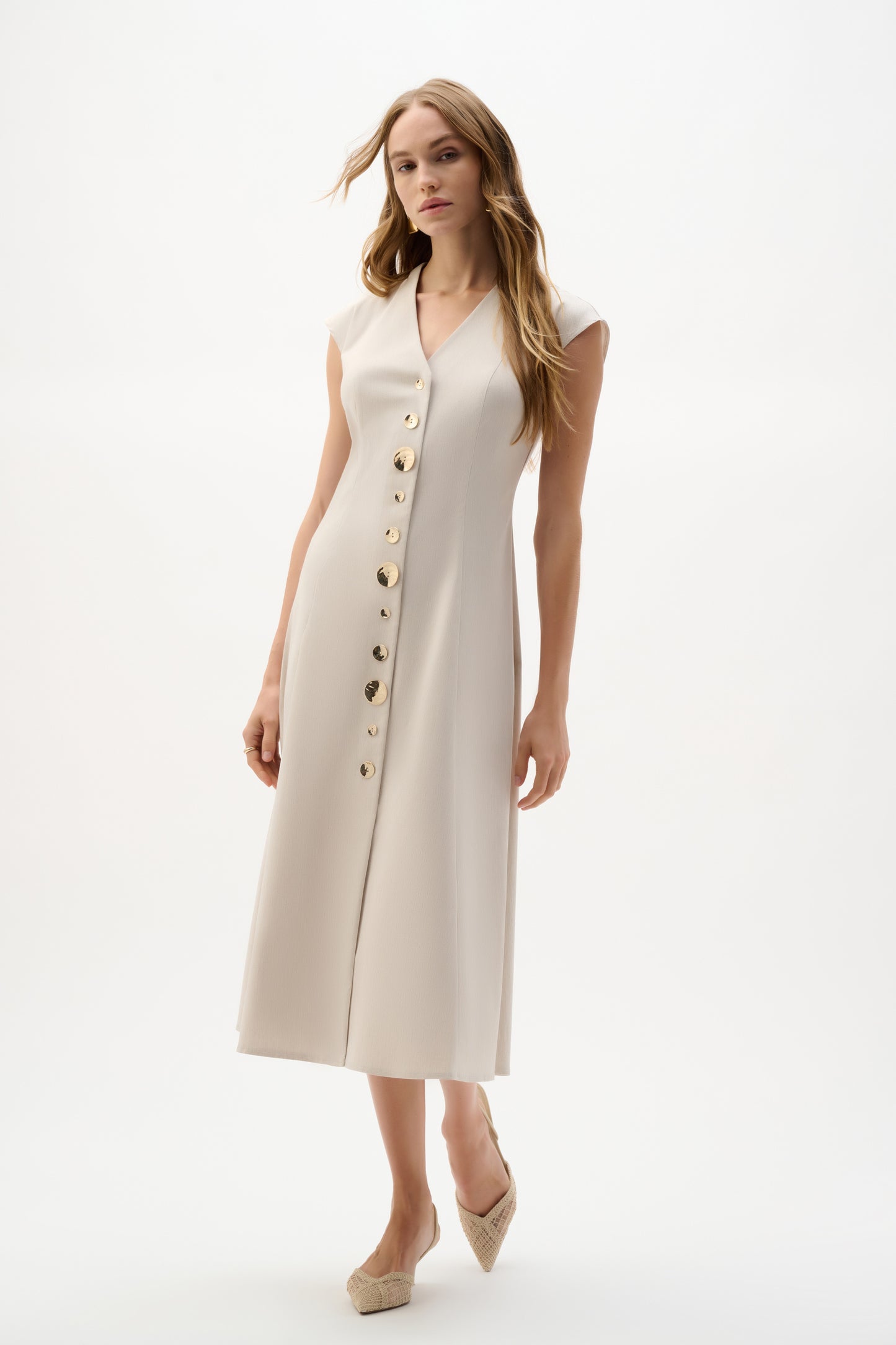 Joseph Ribkoff-262129-50-Dress-Natural - The Coach Pyramids