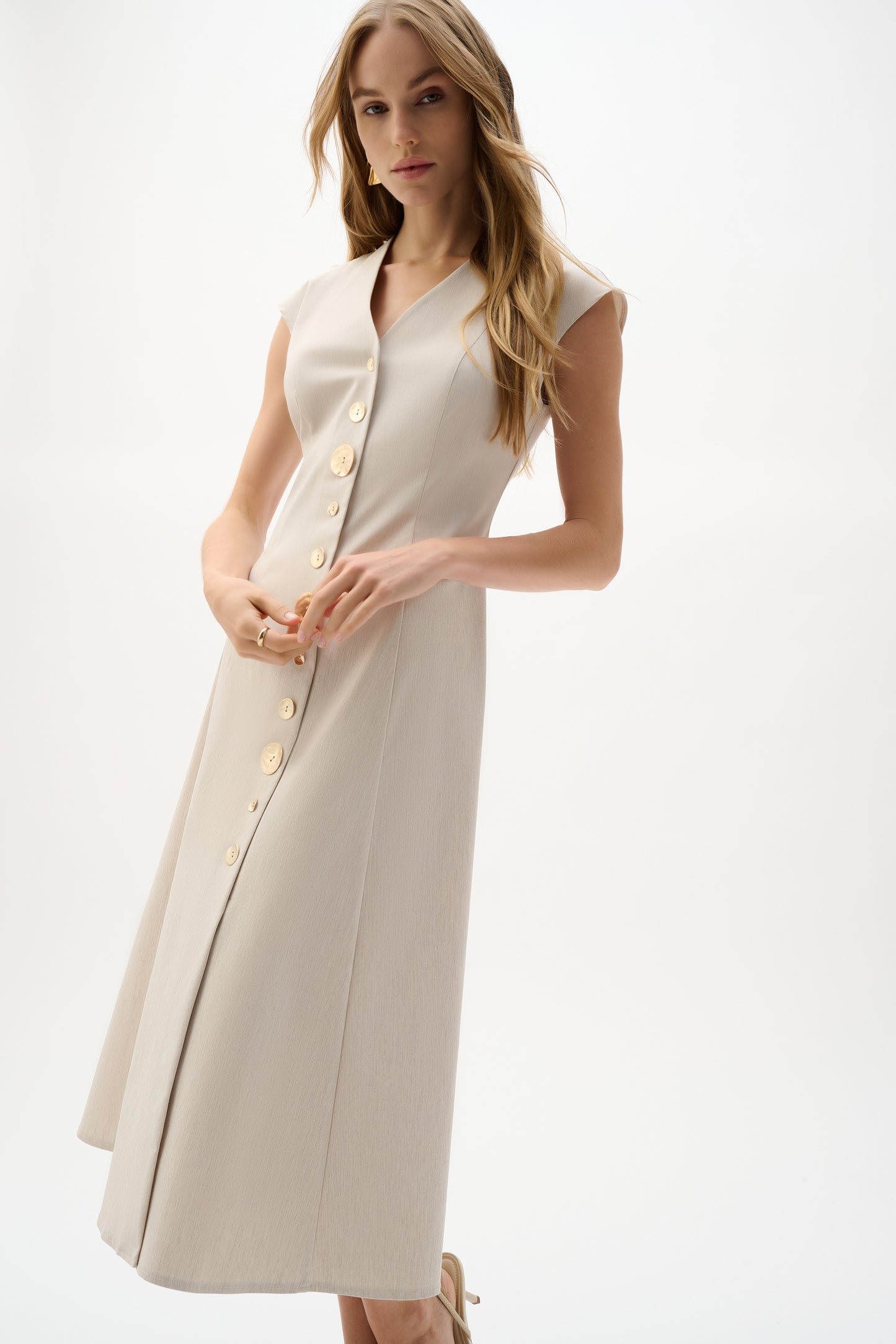 Joseph Ribkoff-262129-50-Dress-Natural - The Coach Pyramids