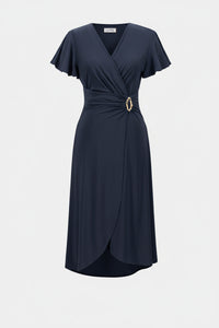 Joseph Ribkoff-262140-2166-Dress-Midnight Blue - The Coach Pyramids