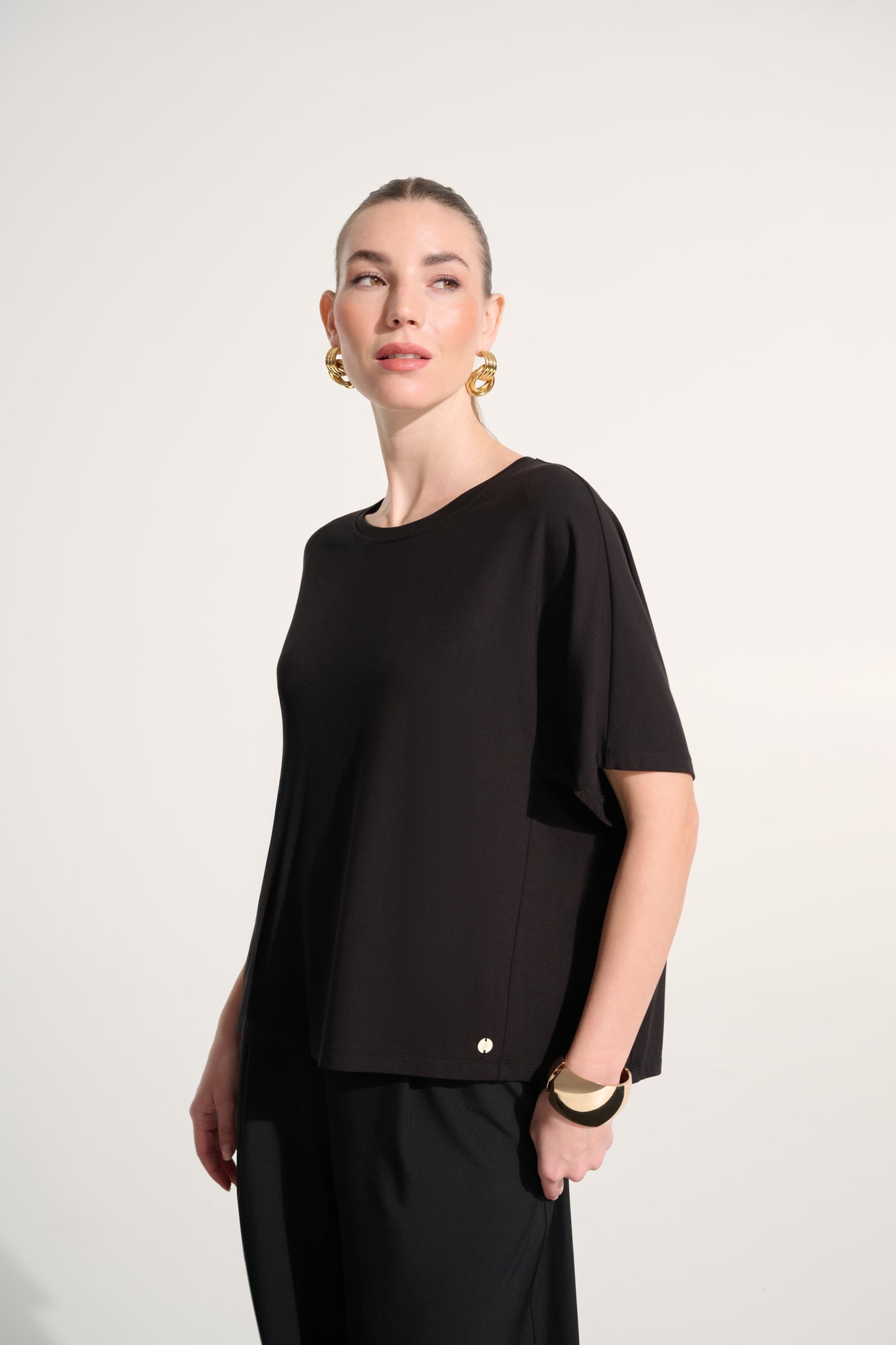 Joseph Ribkoff-262629-11-Top-Black - The Coach Pyramids