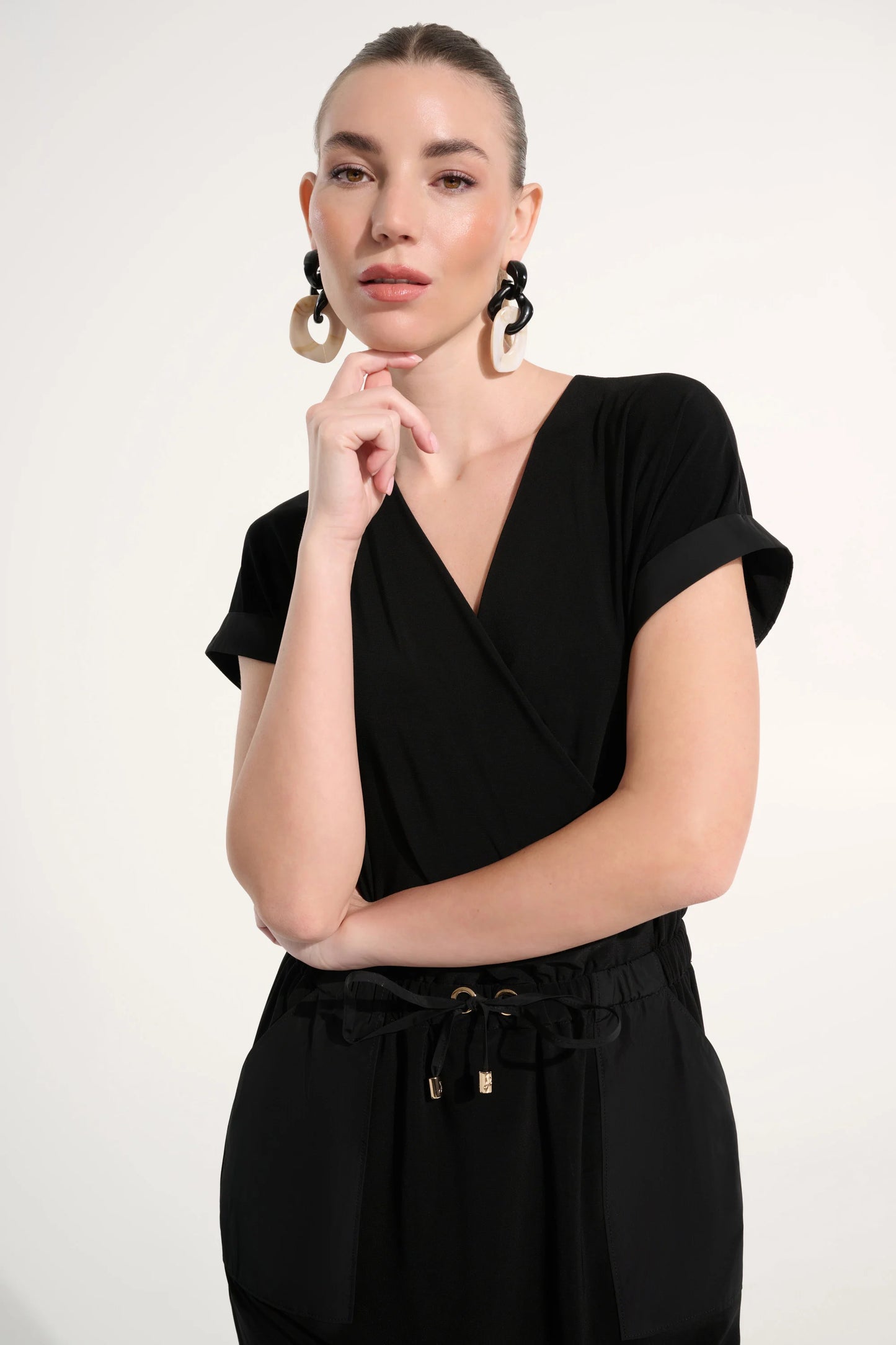 Joseph Ribkoff-262630-11-Dress-Black - The Coach Pyramids