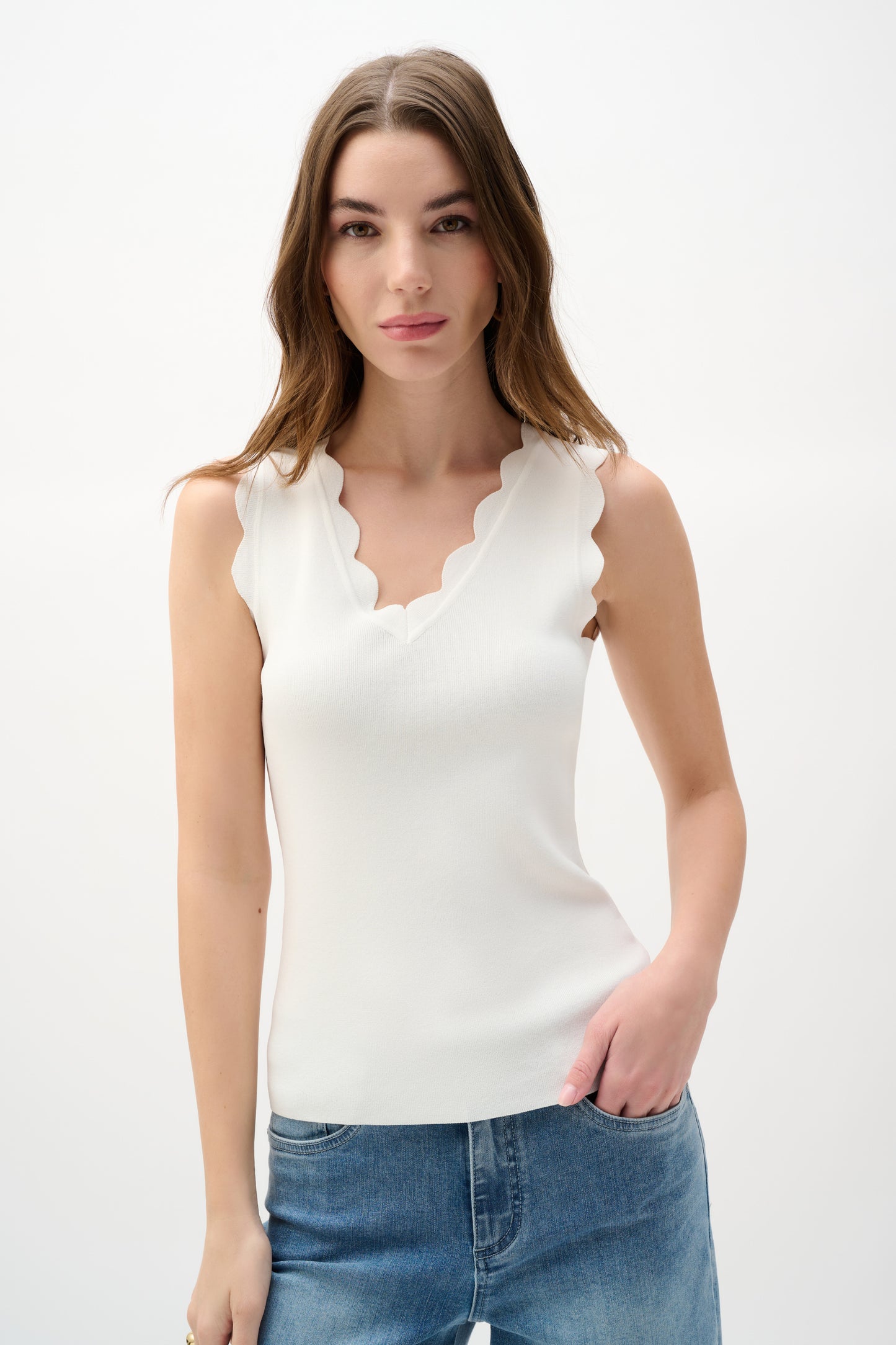 Joseph Ribkoff-262924-1761-Camisole-Vanilla - The Coach Pyramids