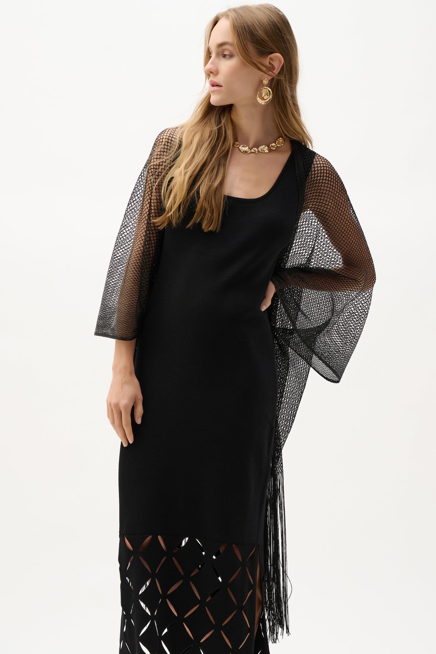 Joseph Ribkoff-262973-11-Cover Up-Black - The Coach Pyramids