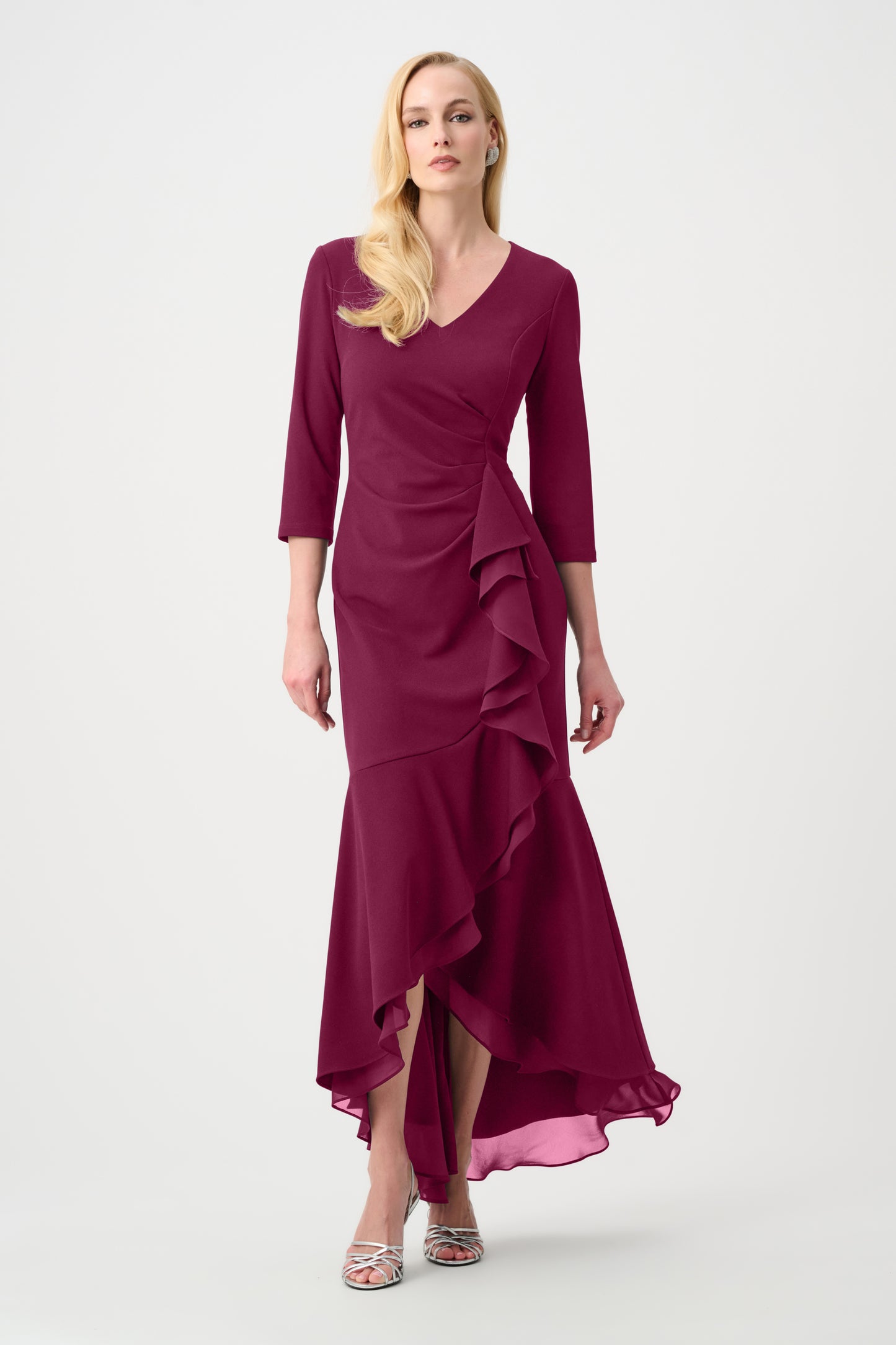 Joseph Ribkoff-263741-4542-Dress-Berry Burst