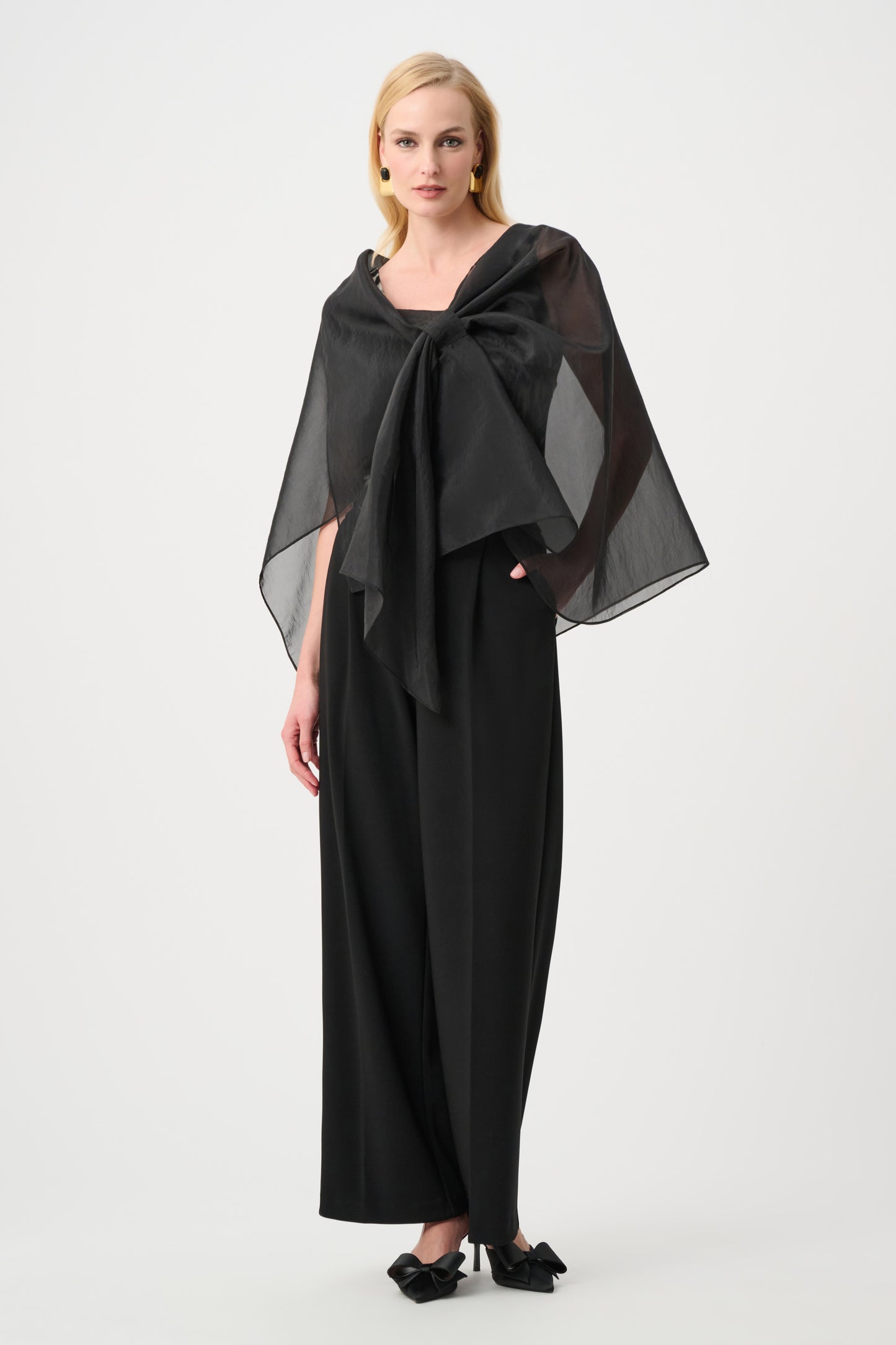 Joseph Ribkoff Fall 2026-263765-11-Cover Up-Black - The Coach Pyramids