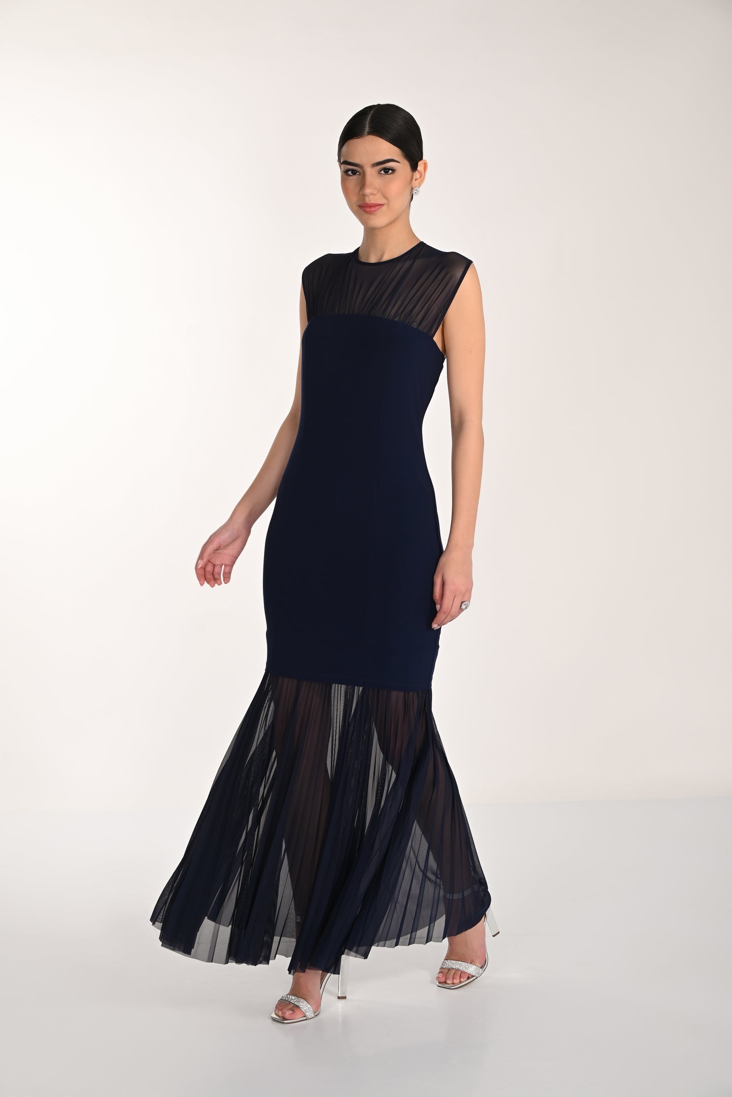 Frank Lyman-268061-Knit Dress-Black - The Coach Pyramids