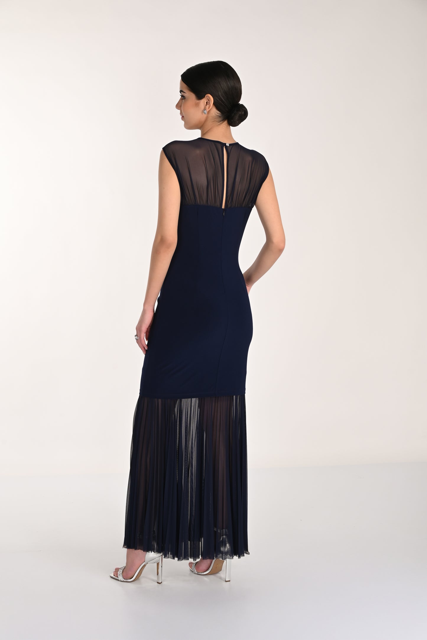 Frank Lyman-268061-Knit Dress-Black - The Coach Pyramids