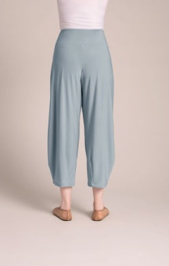 Sympli Spring/Summer 2025-27237-Narrow Lantern Pant-Stone Blue