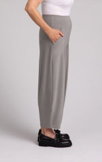 Sympli Spring/Summer 2025-27237-Narrow Lantern Pant-Taupe