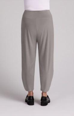 Sympli Spring/Summer 2025-27237-Narrow Lantern Pant-Taupe