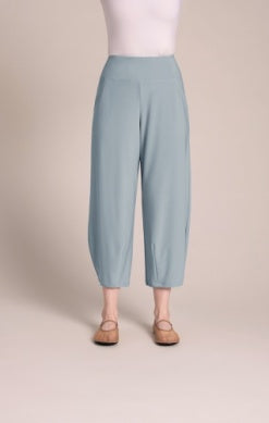 Sympli Spring/Summer 2025-27237-Narrow Lantern Pant-Stone Blue