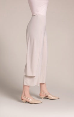 Sympli Spring/Summer 2025-27317-Splice Double Up Pant Crop-Cashew