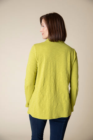 Habitat Fall 2024-H27518F4-Wrap Cowl Top-Pear