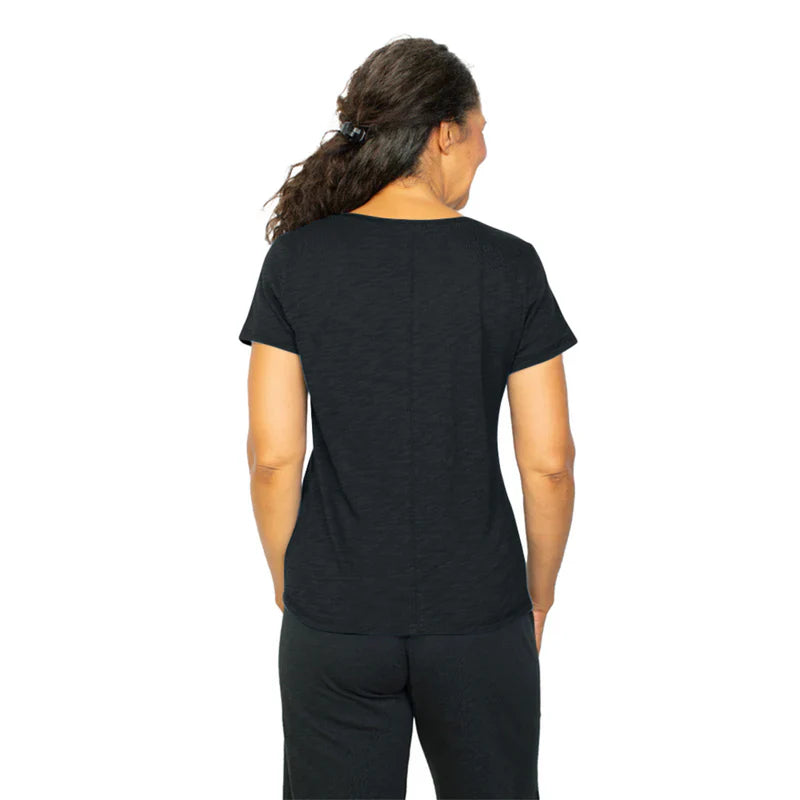 Habitat-H27524S6-Cover Stitch Tee-Black - The Coach Pyramids