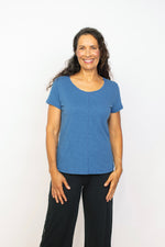 Habitat Spring 2024-H27524-Cover Stitch Tee-Corn Flower - The Coach Pyramids