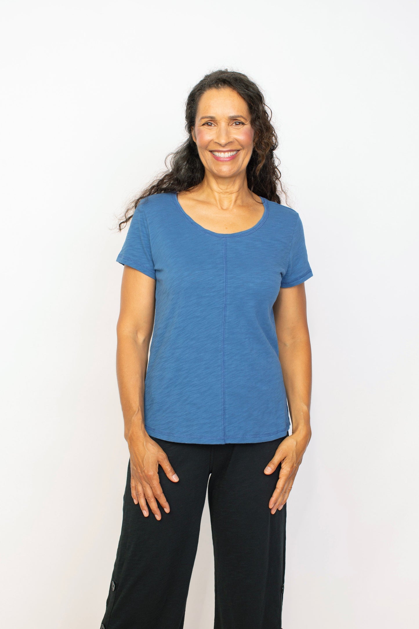 Habitat Spring 2024-H27524-Cover Stitch Tee-Sunset - The Coach Pyramids