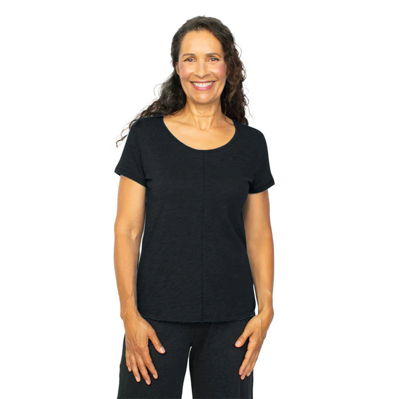 Habitat-H27524S6-Cover Stitch Tee-Black - The Coach Pyramids