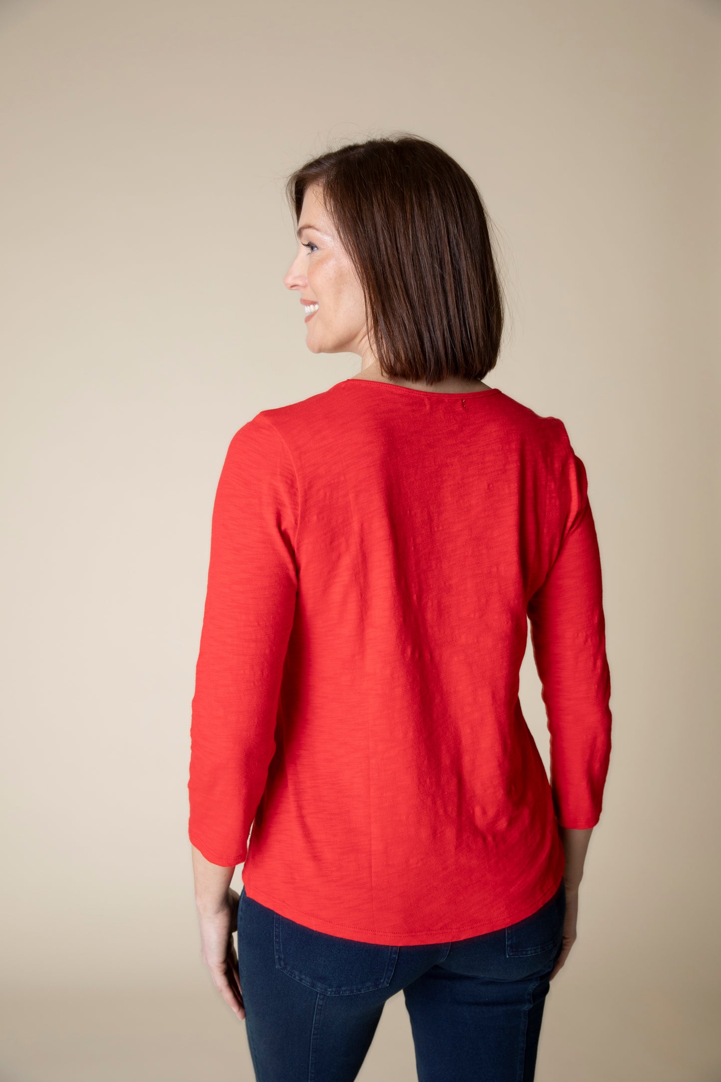 Habitat Fall 2024-H27532F4-Side Twist Tee-Capri - The Coach Pyramids
