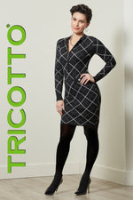 Mode Tricotto-Fall 2023 -296-Short Dress-Black - The Coach Pyramids