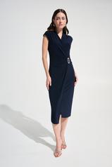Joseph Ribkoff-262715-2166-Dress-Midnight Blue - The Coach Pyramids