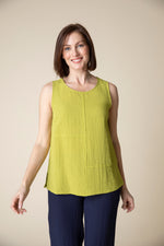 Habitat Fall 2024-H30650F4-Pieced Tunic Tank-Pear