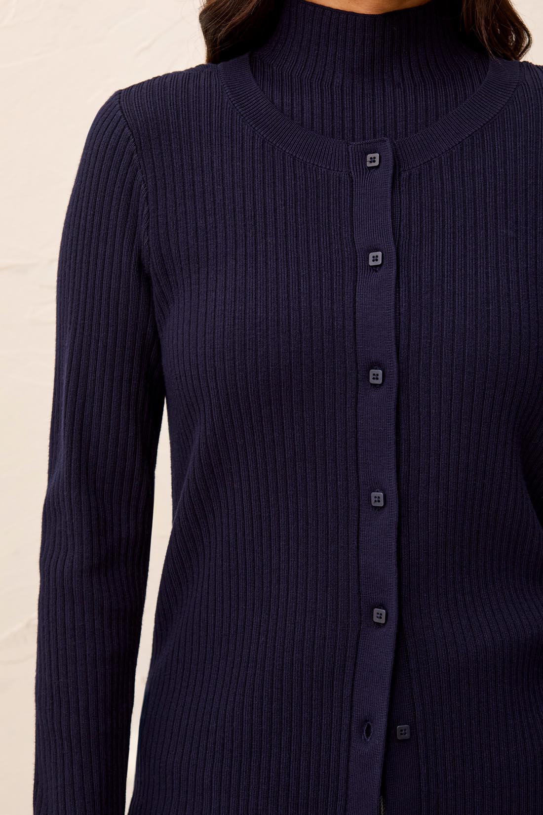 Tribal-L/S Sweater Cardigan-3123O-0805-Sapphire - The Coach Pyramids