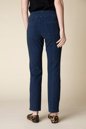 Habitat Fall 2024-H31561F4-Seamed Pocket Pant-Denim