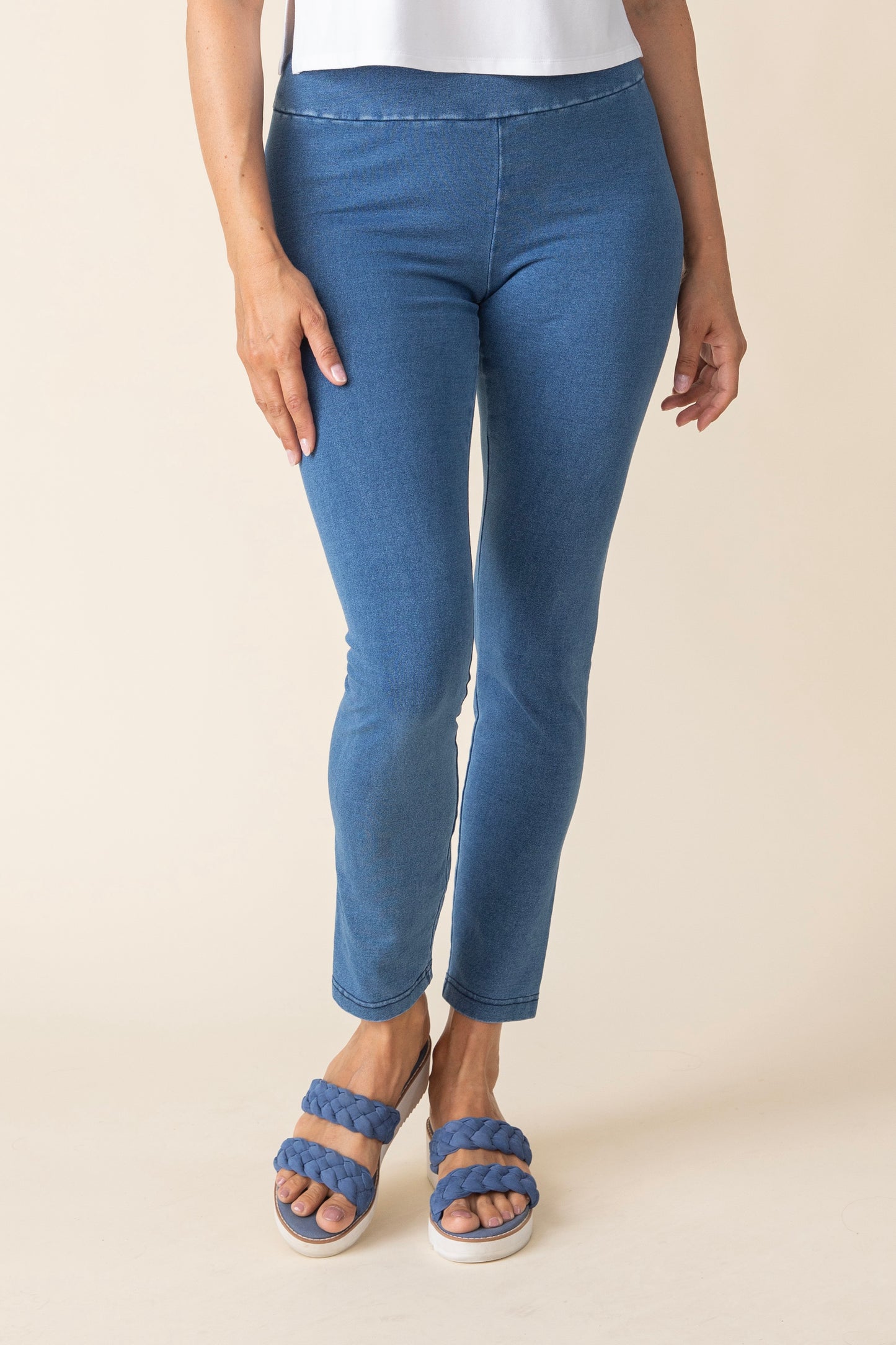 Habitat Spring/Summer 2025-H31566S5-Easy Pant-Denim - The Coach Pyramids