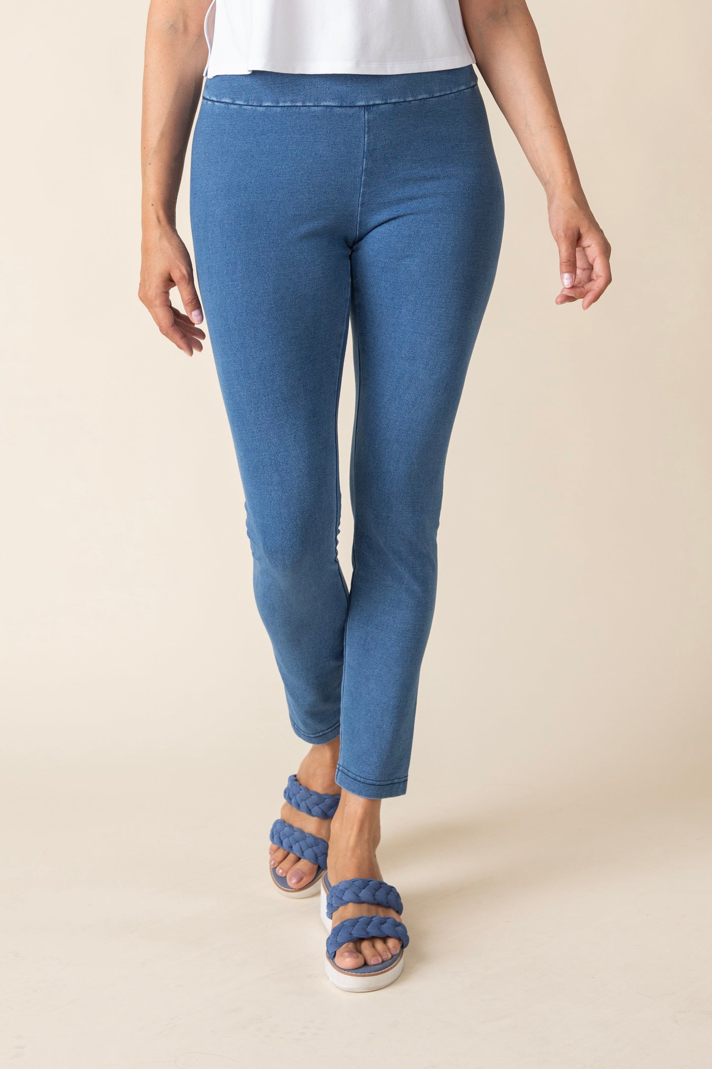 Habitat Spring/Summer 2025-H31566S5-Easy Pant-Denim - The Coach Pyramids